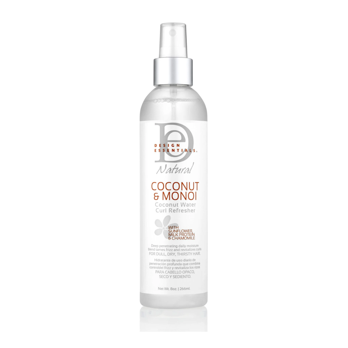 Rafraîchisseur de boucles à l'eau de coco naturelle et au monoï Design Essentials 225 g