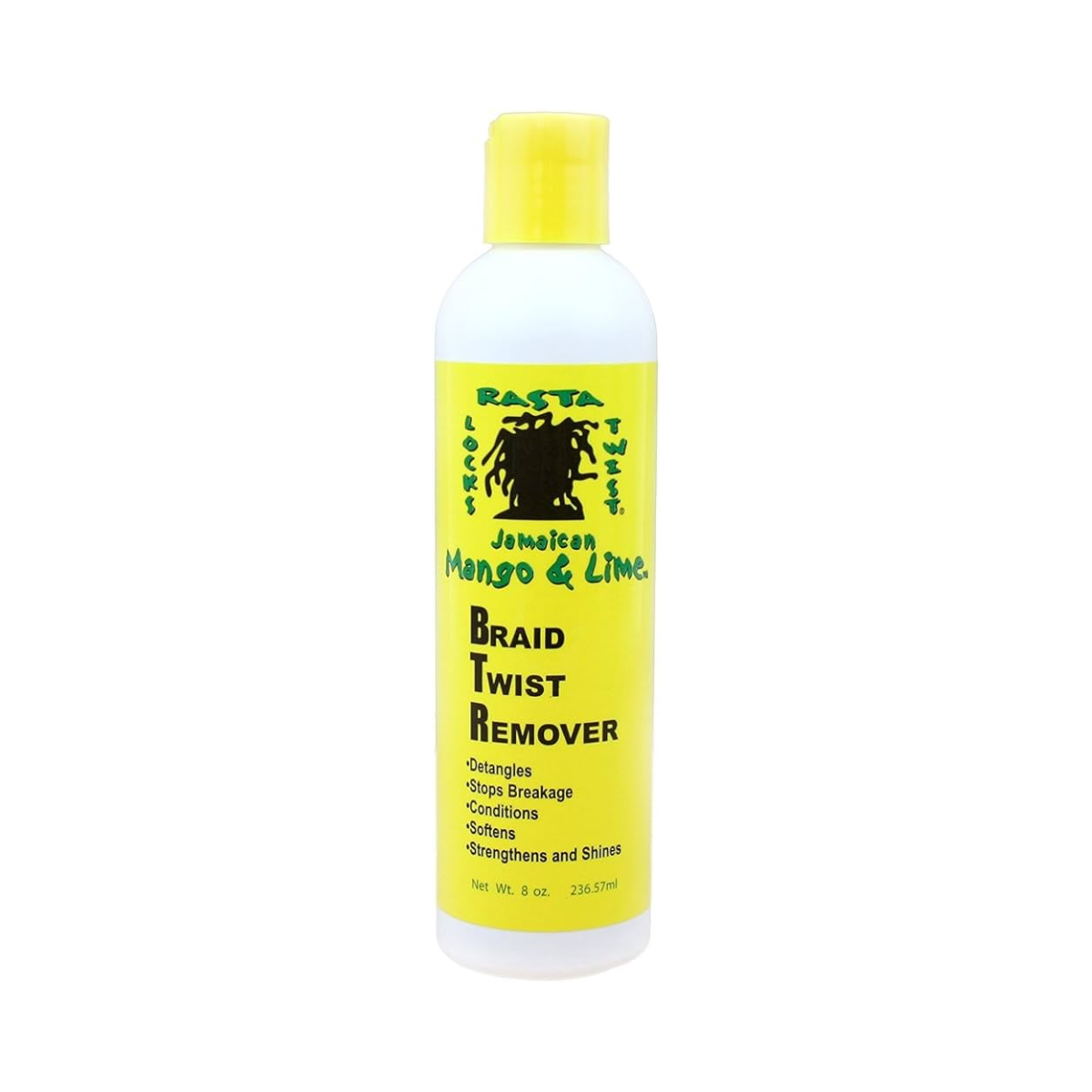 Démêlant pour nattes et locks a base d’avocat et jojoba (BRAID TWIST REMOVER) de jamaican mango & lime, 8 oz.
