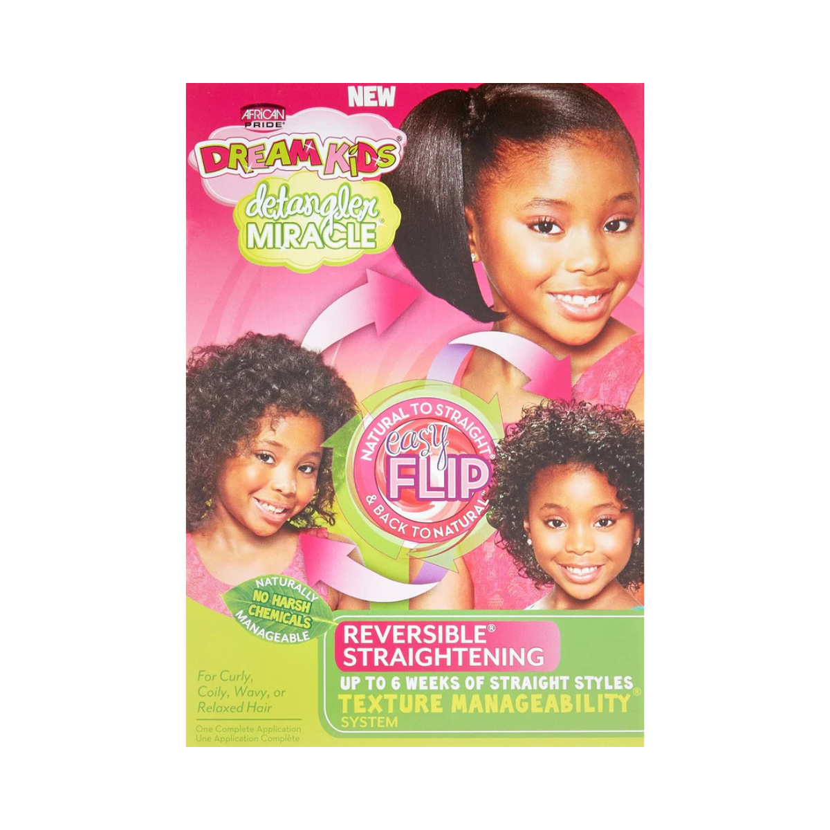 Démêlant pour enfants Dream d'African Pride Miracle Texture Lissage réversible