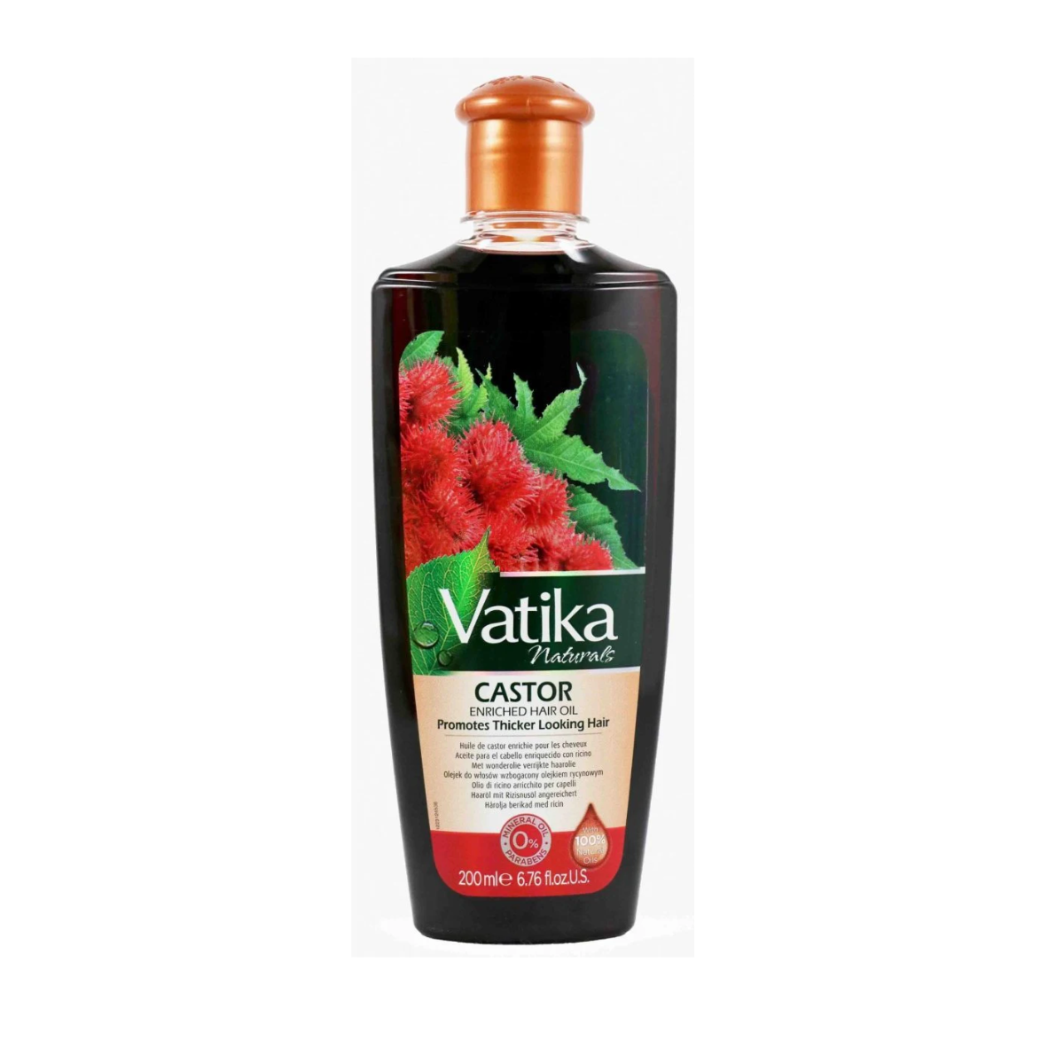 Huile capillaire enrichie en huile de ricin Vatika Dabur