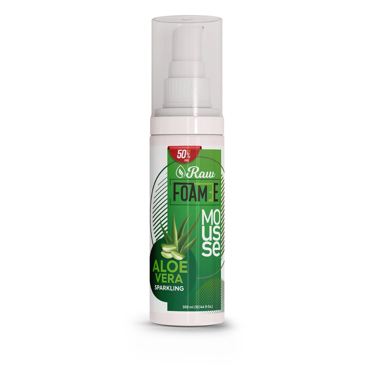 Mousse Raw Foamee Aloe Vera Pétillante 300 ml