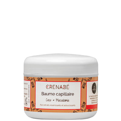 Crenabé - Baume Capillaire Coco Et Macadamia - Cheveux Secs Crépus