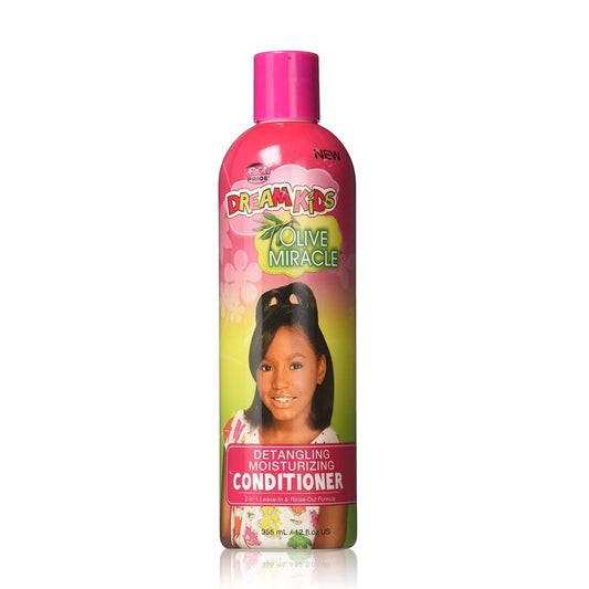 Après-shampoing démêlant hydratant Dream Kids Olive Miracle d'African Pride 355 ml