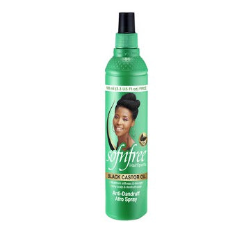 Huile de ricin noire Sofn'free Spray afro antipelliculaire 350 ml