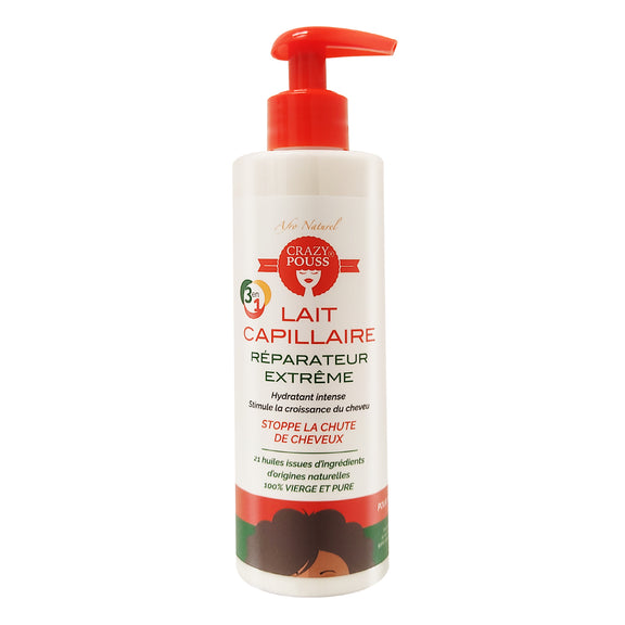 Crazy Pouss - Lait Capillaire Réparateur Extrême 250 ml