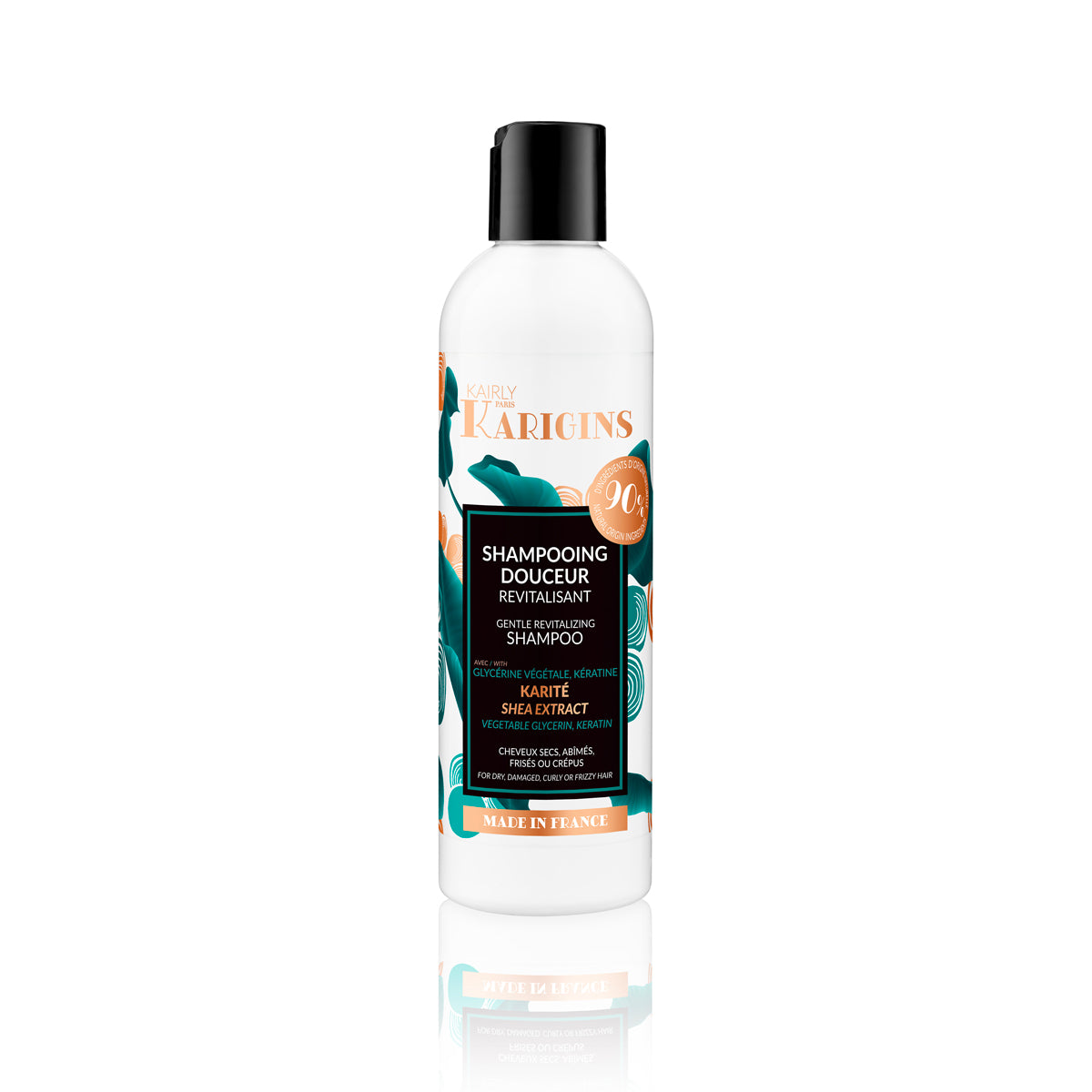 Kairly/Karigins -Shampoing Douceur Revitalisant - Facilite Le Coiffage & Sublime Les Cheveux Secs - 250ml