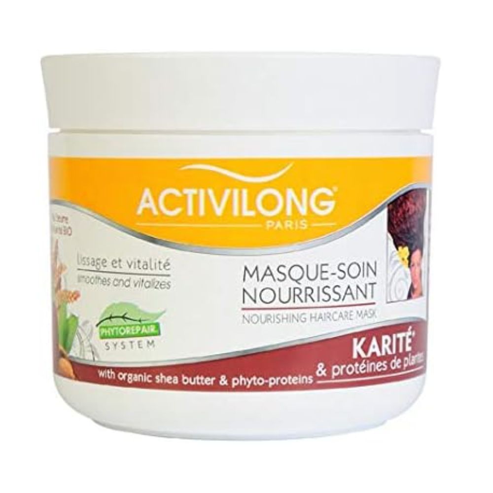 Masque capillaire nourrissant Activilong au beurre de karité bio et aux phyto-protéines