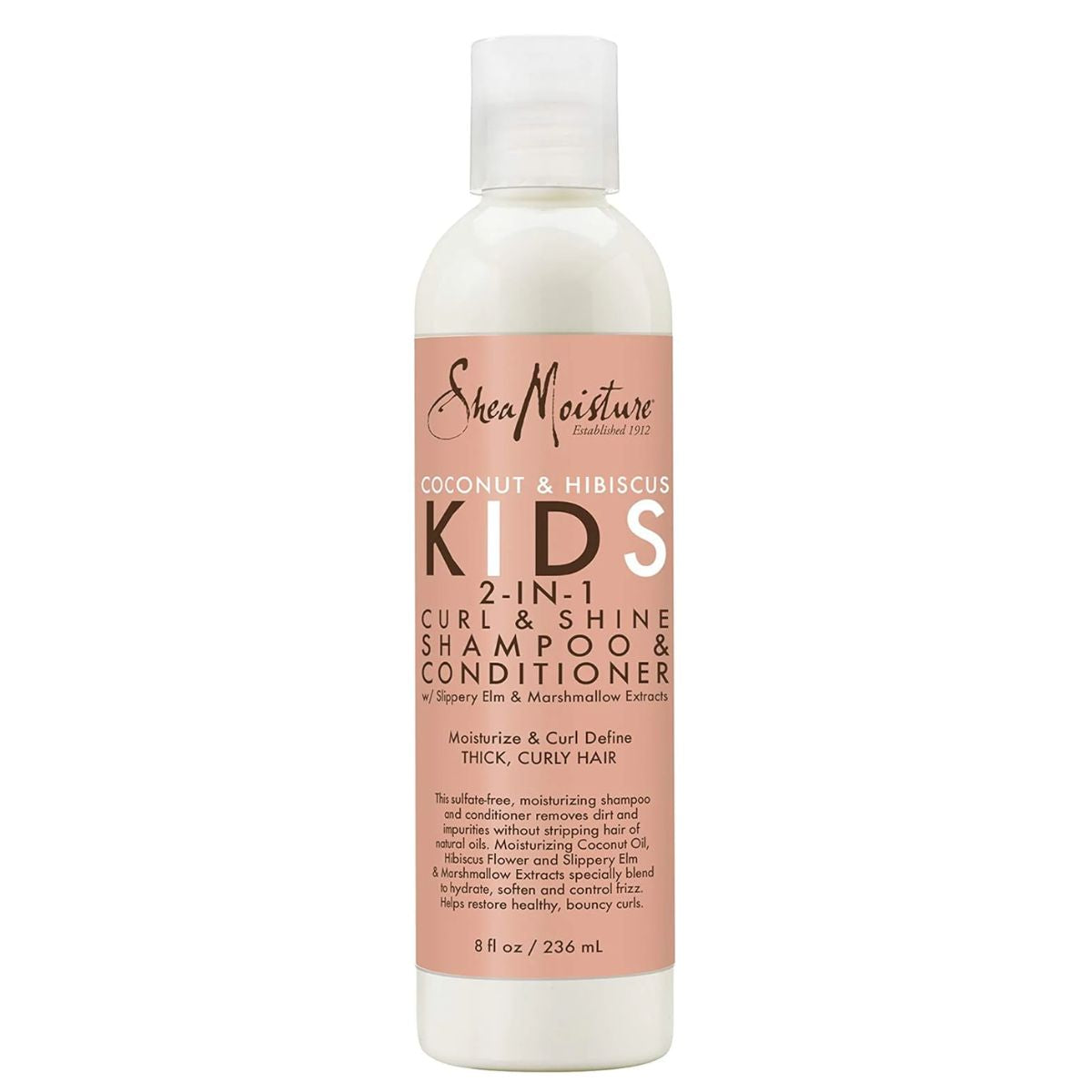 Shampoing et après-shampoing 2 en 1 + démêlant pour enfants à la noix de coco et à l'hibiscus de Shea Moisture