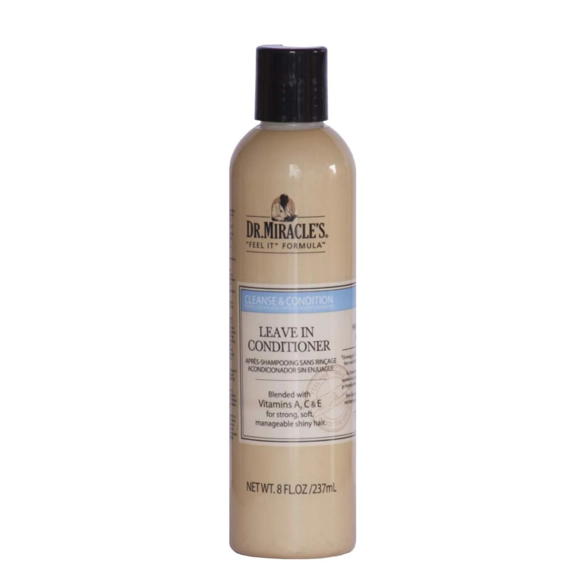 Après-shampoing sans rinçage Dr. Miracle's, mélangé avec des vitamines, 8 oz