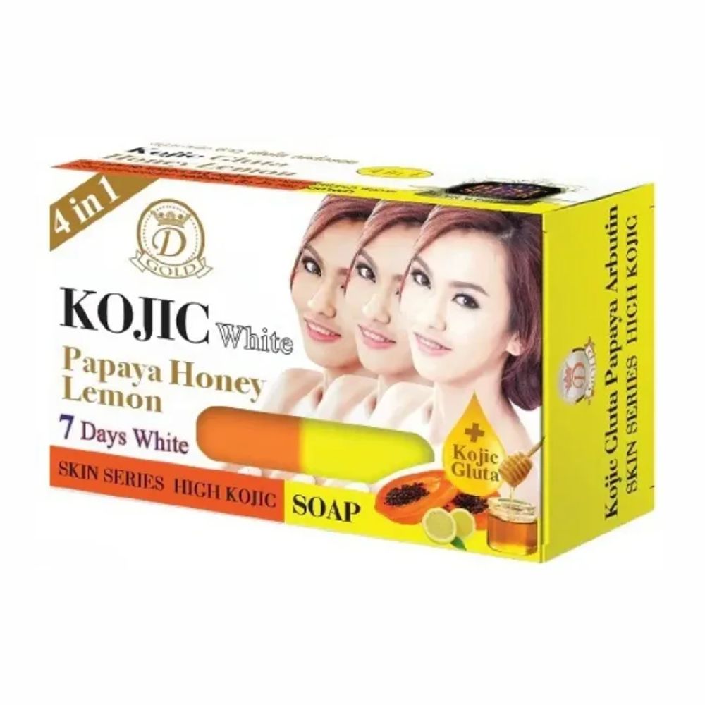 Savon Kojic Papaye Blanche Miel Citron 7days White 160g