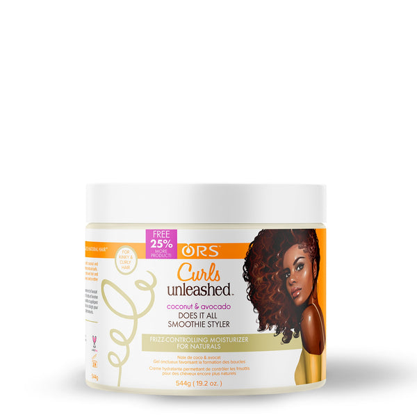 Curls Unleashed Smoothie Styler à la noix de coco et à l'avocat pour tout faire 16 onces