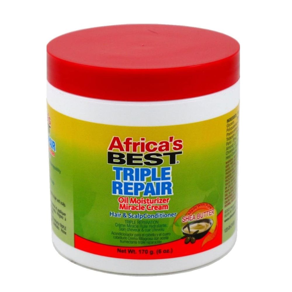 Crème Triple Repair pour cheveux et cuir chevelu d'Africa's Best, 170 g