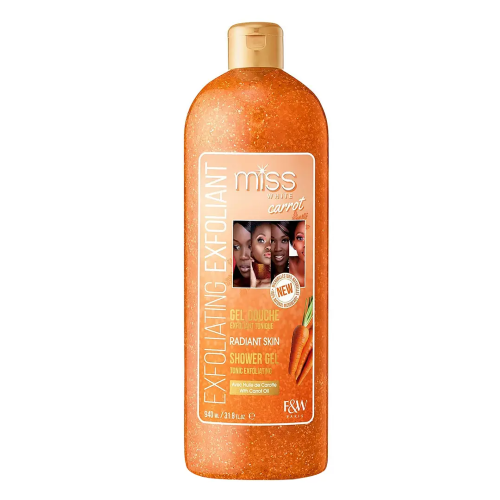 Gel Douche Exfoliant Tonique Peau Radieuse Miss White Carrot Gel Douche 3.18oz
