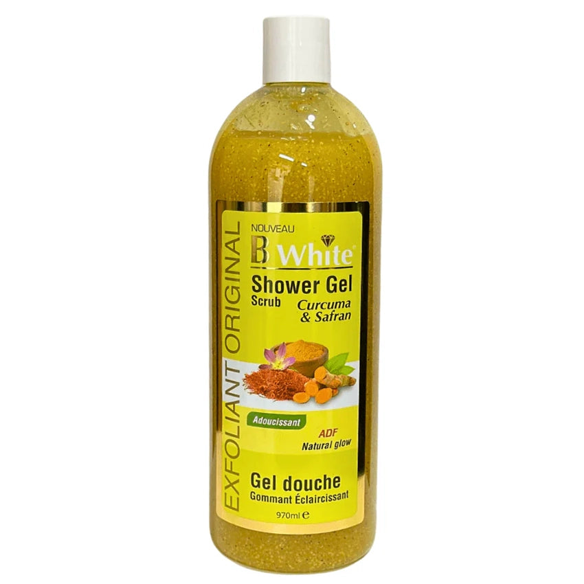 Nouveau B Gel Douche Exfoliant Curcuma Blanc & Safran 970 Ml