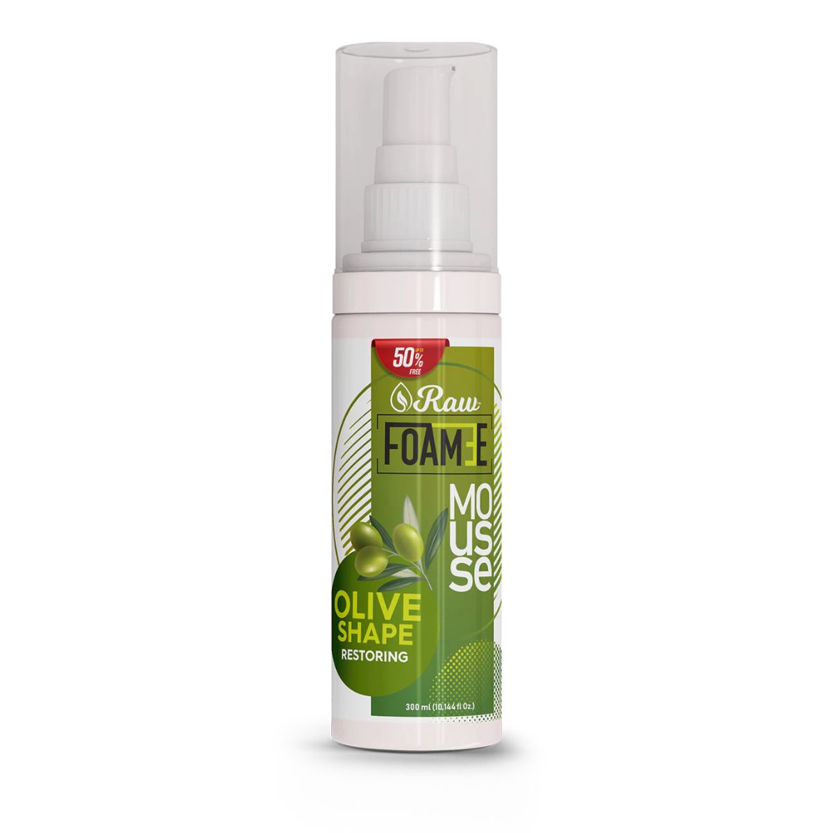 Mousse Raw Foamee à l'huile d'olive restauratrice de forme 300 ml