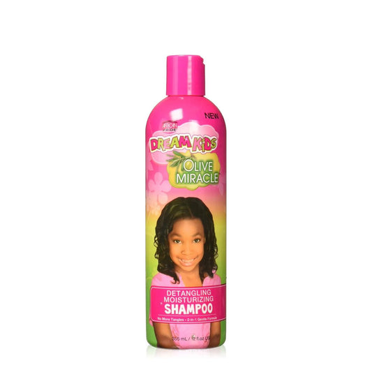 Shampooing démêlant hydratant Dream Kids Olive Miracle d'African Pride 355 ml