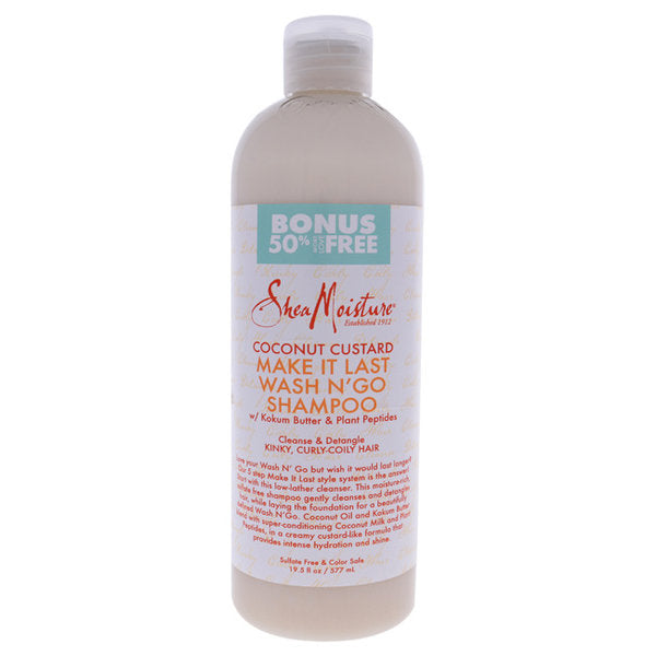 Shampoing Make It Last Wash N' Go à la crème de noix de coco de Shea Moisture (577 ml)