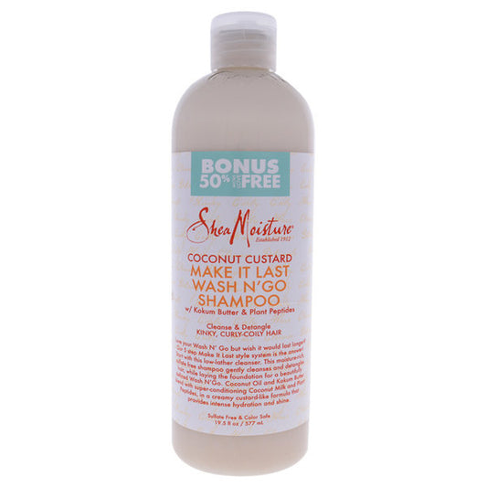 Shampoing Make It Last Wash N' Go à la crème de noix de coco de Shea Moisture (577 ml)