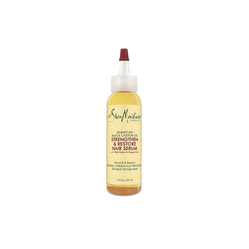 Sérum capillaire fortifiant et réparateur à l'huile de ricin noire jamaïcaine de Shea Moisture, 59 ml