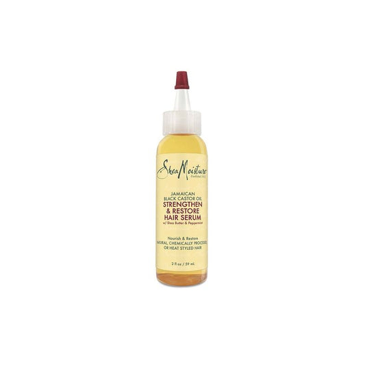 Sérum capillaire fortifiant et réparateur à l'huile de ricin noire jamaïcaine de Shea Moisture, 59 ml