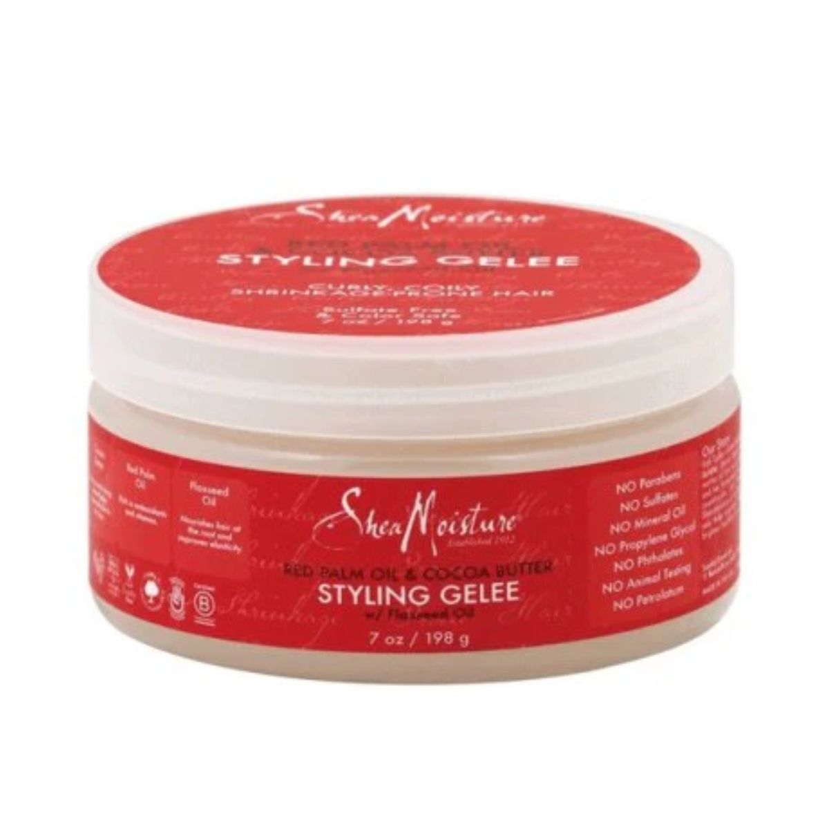 Gelée coiffante à l'huile de palme rouge et au beurre de cacao 198 g