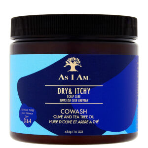 As I Am Soin du cuir chevelu sec et qui démange Co-Wash à l'huile d'olive et d'arbre à thé 454 g