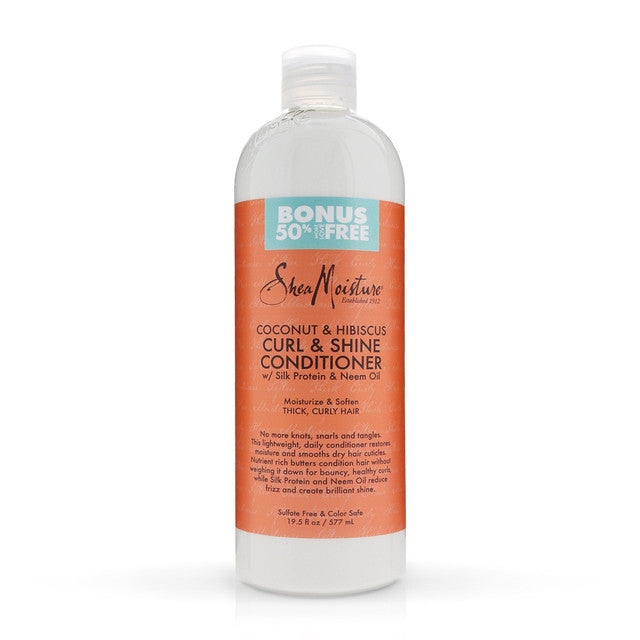 Après-shampooing boucles et brillance à la noix de coco et à l'hibiscus de Shea Moisture 577 ml
