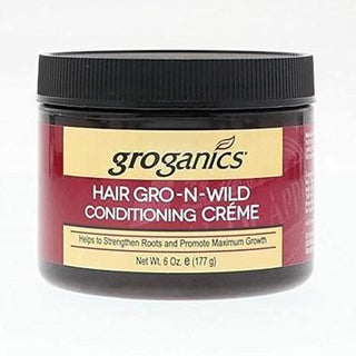 Crème revitalisante pour cheveux Gro-N-Wild de Groganics, 170 ml