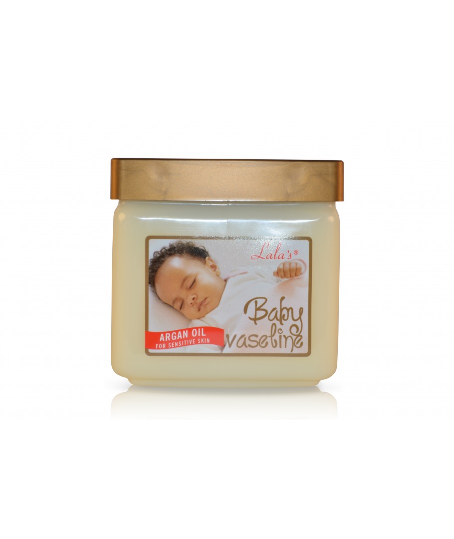 Huile d'argan à la vaseline et à la gelée pour bébé de Lala, 13 oz