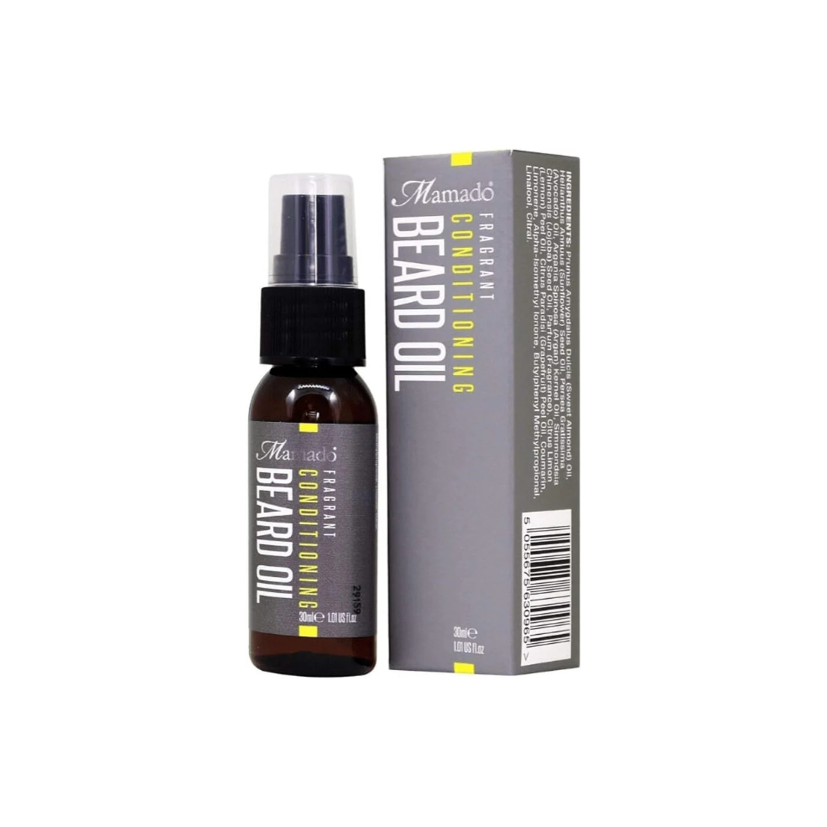 Huile à barbe revitalisante parfumée Mamado