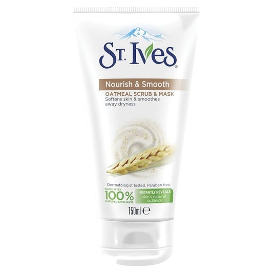 Gommage et masque à l'avoine Nourish & Smooth de St. Ives