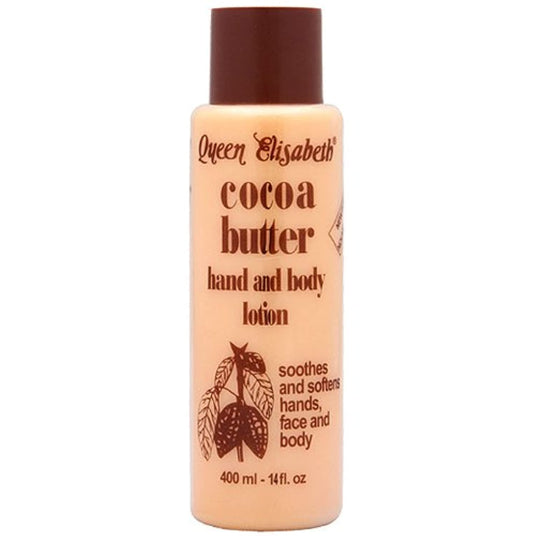 Lotion pour les mains et le corps au beurre de cacao Reine Elisabeth 400 ml