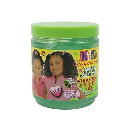 Gel revitalisant, lissant et coiffant à l'huile d'olive Soft Hold Originals By Africa's Best, 15 oz