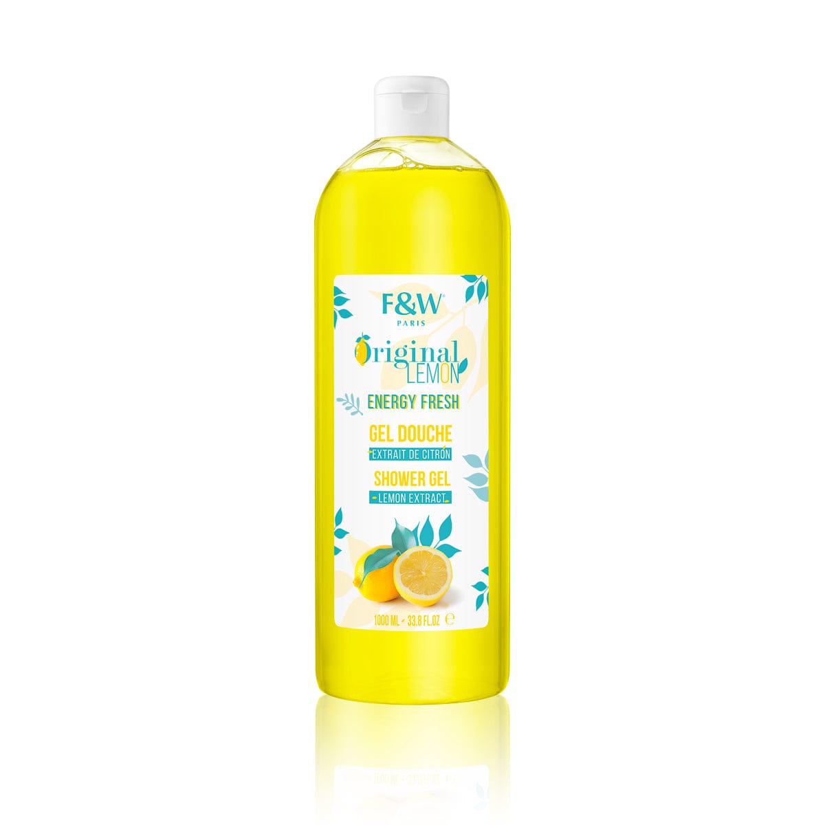 Gel douche original au citron F&W - 1000 ml