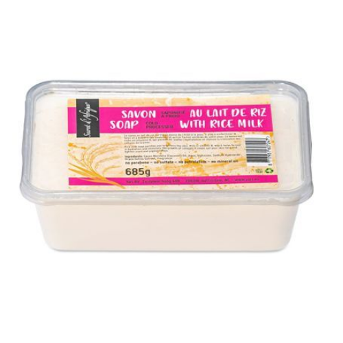 Savon Secret D'afrique Au Lait De Riz Traité à Froid 685g