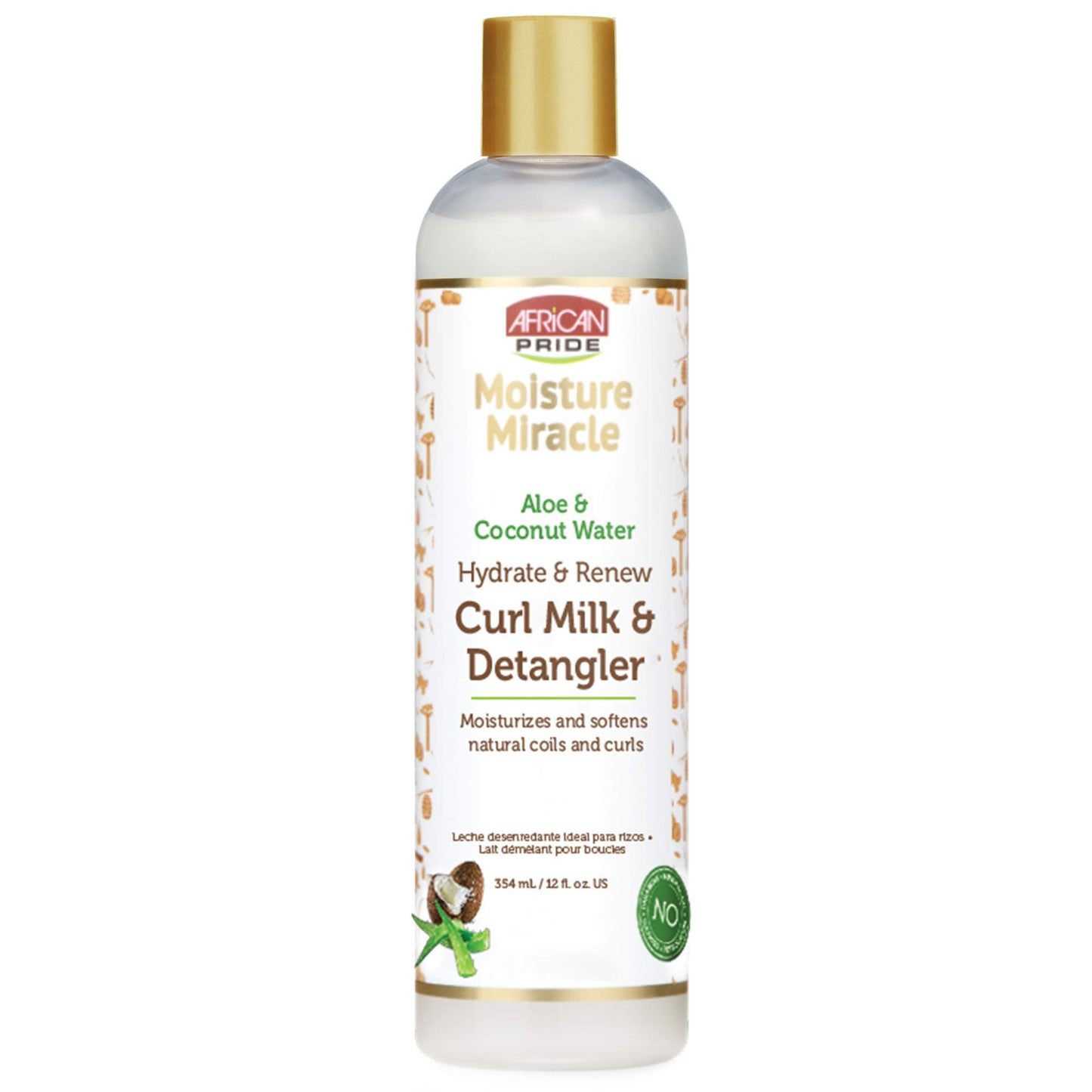 Lait démêlant et hydratant pour boucles African Pride Moisture Miracle 12 oz