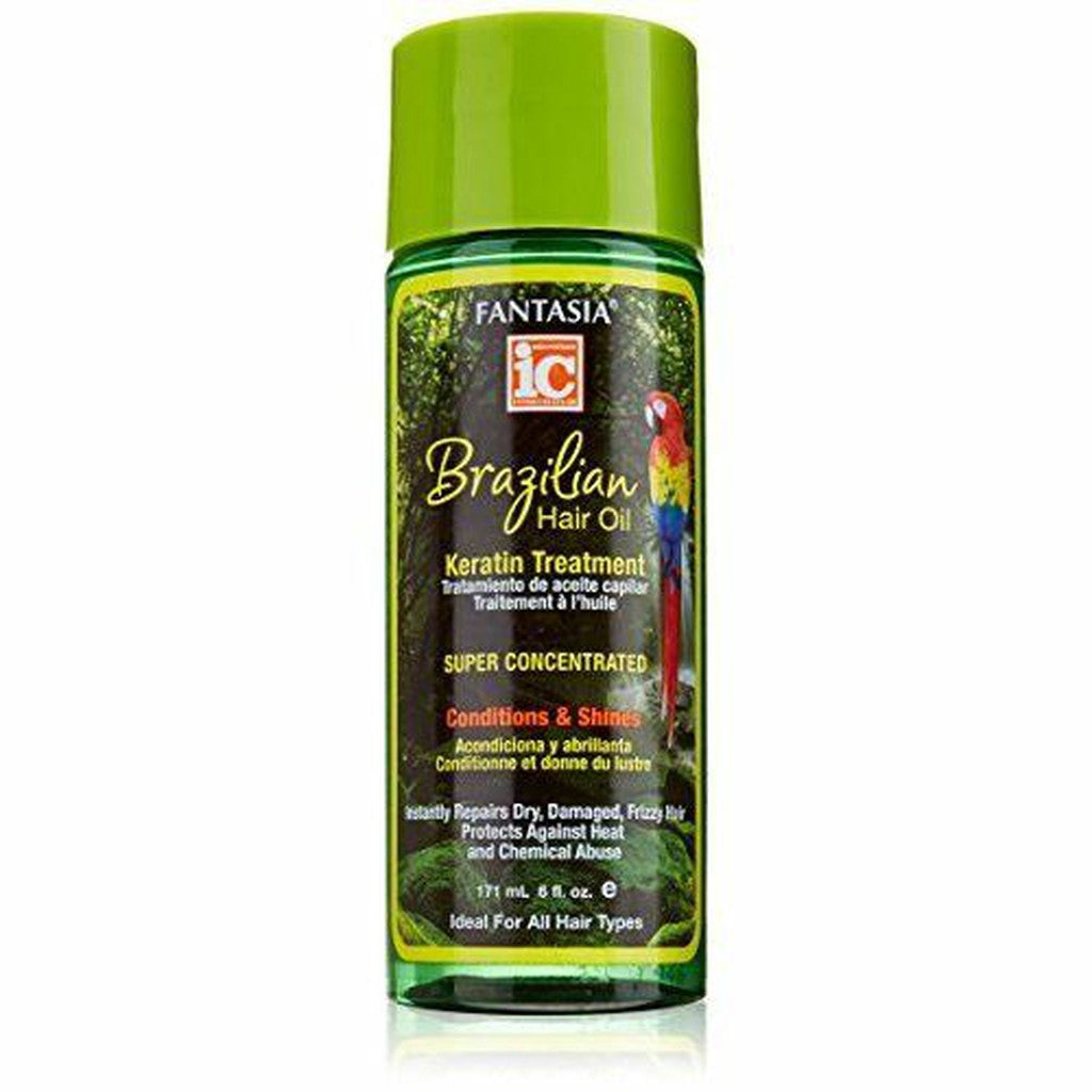 Huile capillaire brésilienne Fantasia Ic Traitement à la kératine super concentré 6 oz