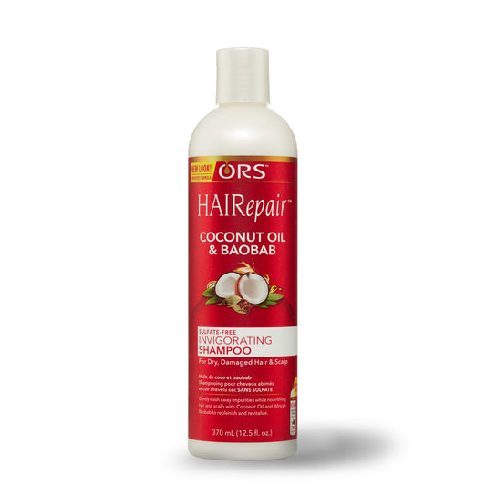 Shampooing revigorant à l'huile de coco et au baobab Ors Hairepair 12,5 oz