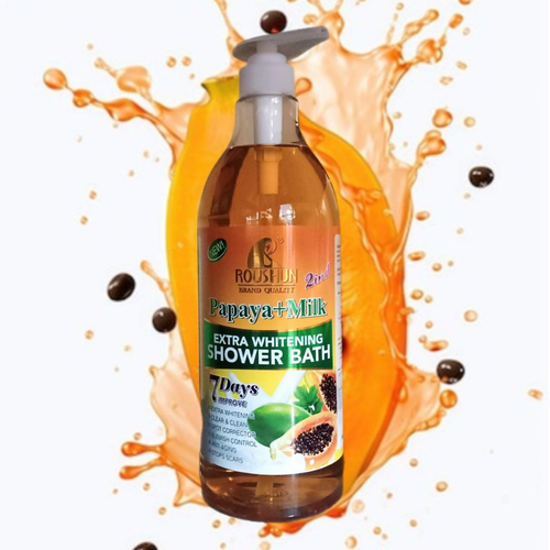 Bain douche 2 en 1 à la papaye et au lait Roushun