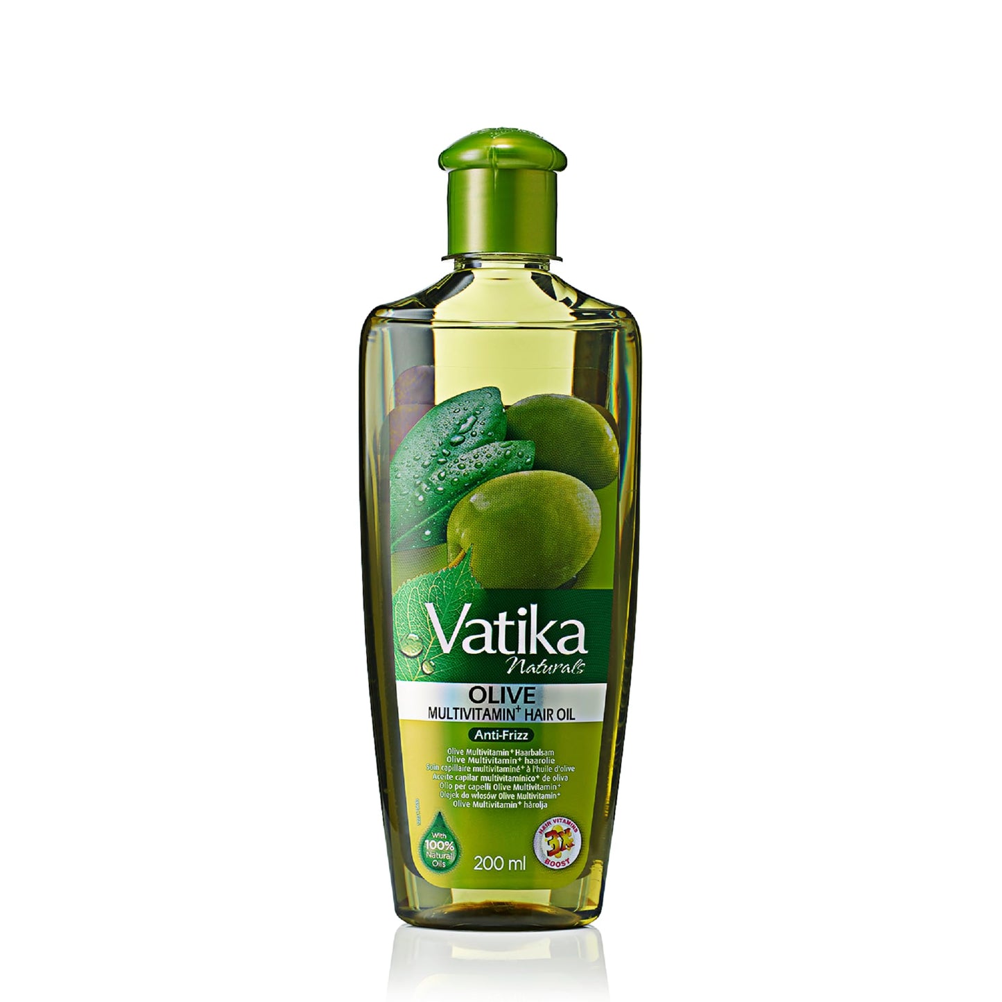 Huile capillaire enrichie en olive Vatika Naturals - 200 ml