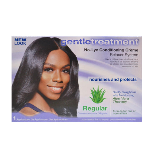 Système de défrisage et de crème revitalisante Gentle Treatment No-Lye, régulier