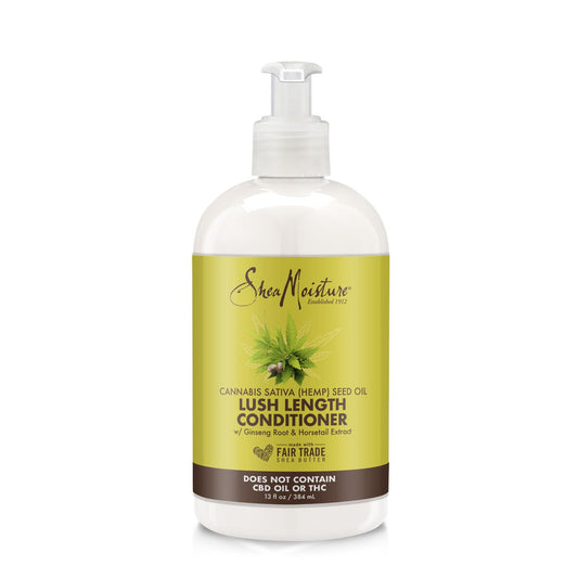 Après-shampooing Lush Length à l'huile de graines de cannabis sativa (chanvre) de Shea Moisture (384 ml)