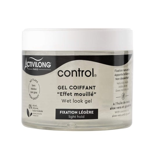 Activilong Control gel coiffant Effet Mouillé, fixation légère 300 Ml