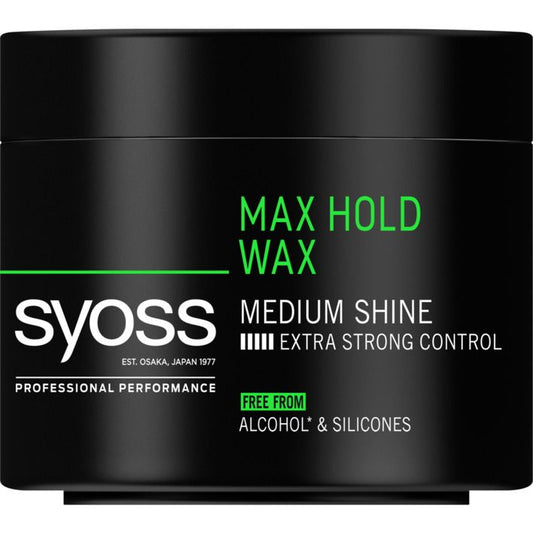Cire coiffante Syoss Max Hold avec tenue extra forte
