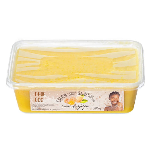 Savon à l'oeuf saponifié à froid Secret D'afrique 685g
