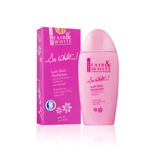 Fair & White So White Lait Corporel Perfecteur de Peau 500 Ml
