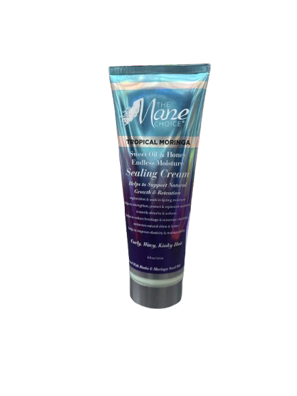 Crème scellante cheveux (Tropical Moringa Oil & Honey Daily Moisturizer & Sealing Cream) - The Mane Choice - 237ml