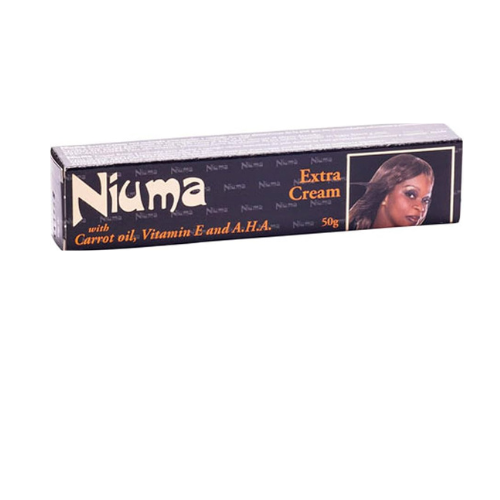 Crème éclaircissante Niuma Extra à l'huile de carotte, à la vitamine E et à l'Aha 50 g