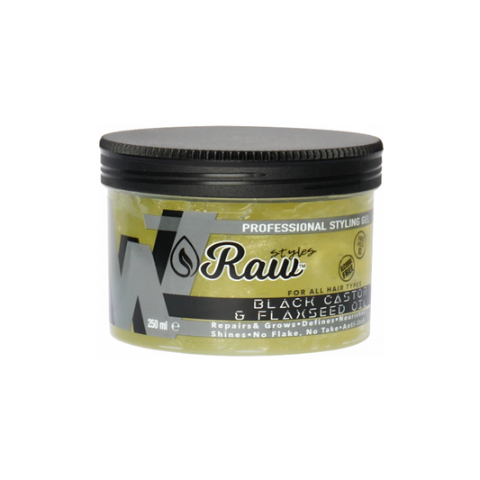 Gel coiffant brut au ricin noir et aux graines de lin 250 ml