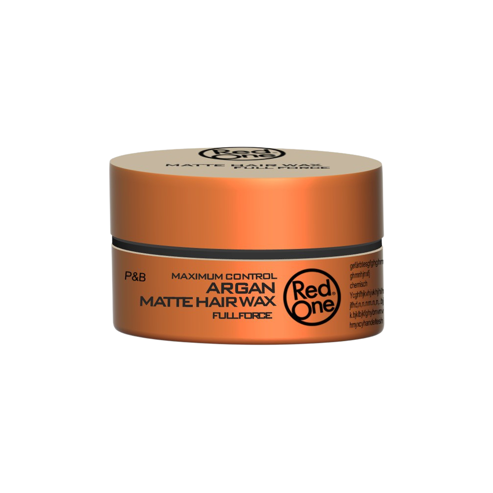 Cire coiffante mate à l'huile d'argan Red One Maximum Control 150 ml